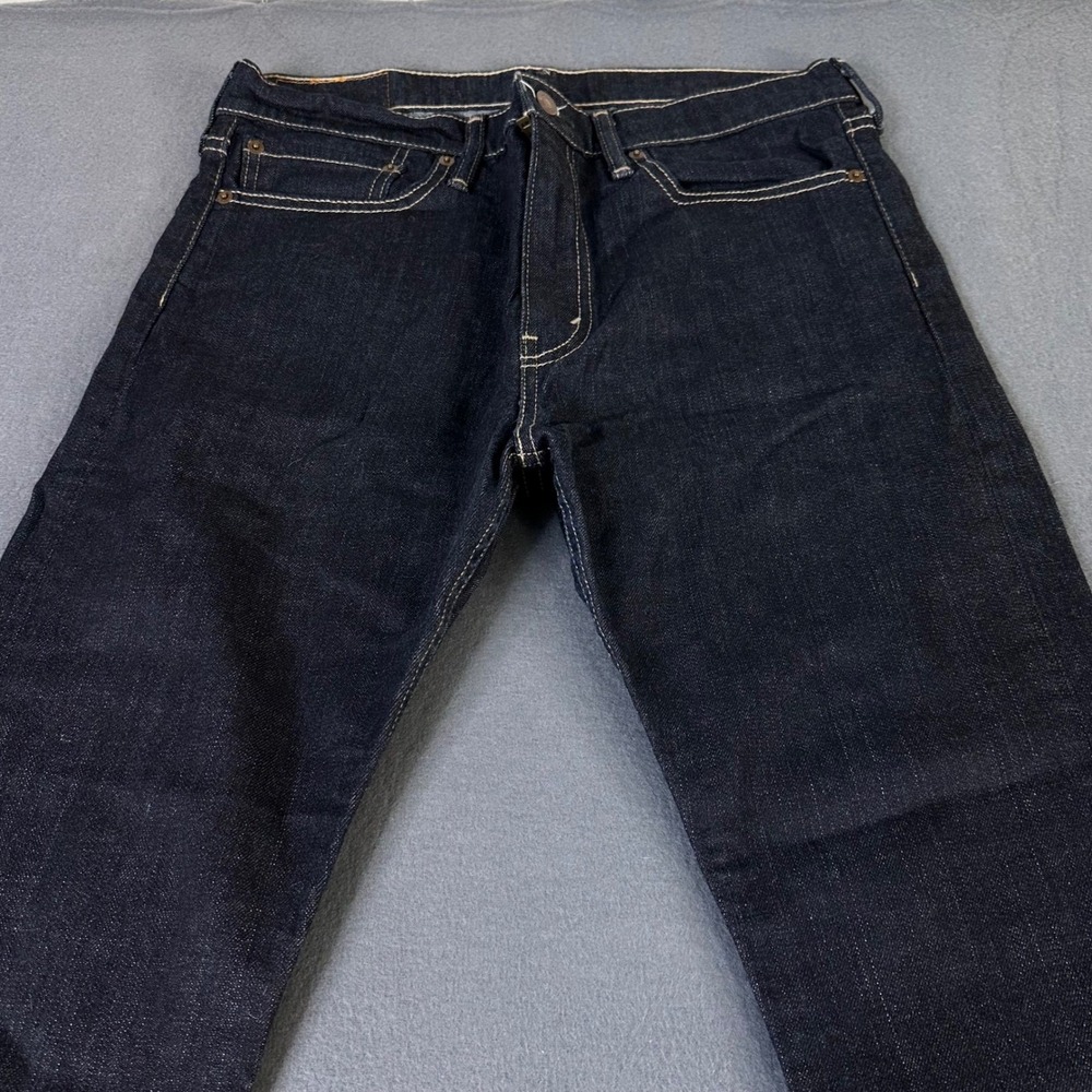 Levis 510 Skinny Fit Jeans Mens 34x30 Dark Wash Indigo Denim Pants 05510-0414 - Picture 2 of 15